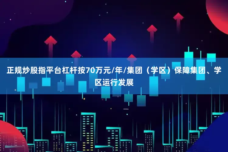 正规炒股指平台杠杆按70万元/年/集团（学区）保障集团、学区运行发展