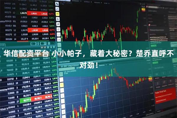 华信配资平台 小小帕子，藏着大秘密？楚乔直呼不对劲！